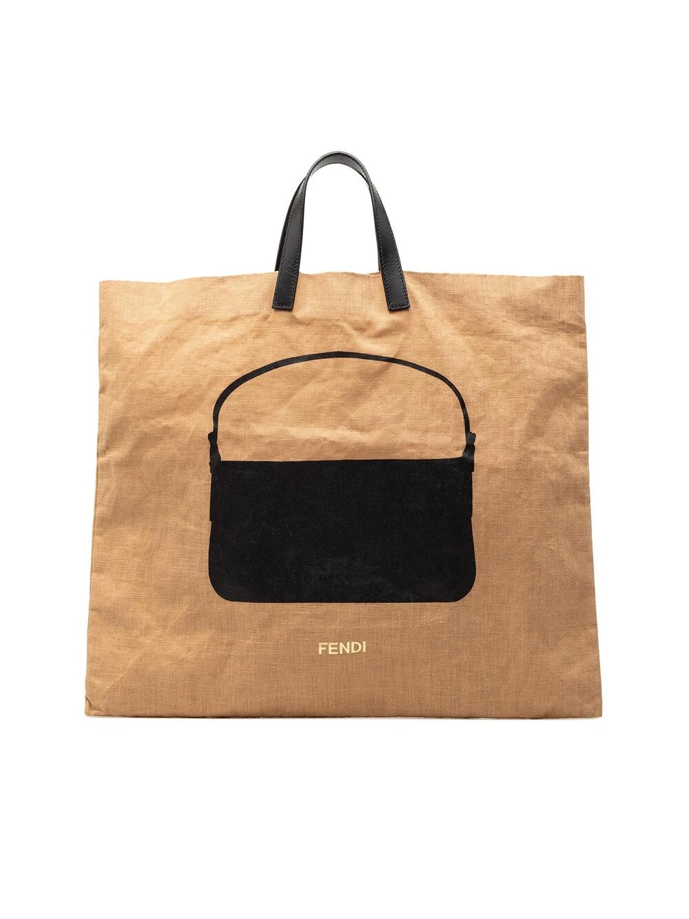 Fendi Hemp Silhouette Baguette Tote #338566F30B